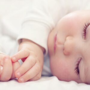 Platinum Sleep Consultation Package close up image of a baby sleeping
